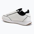 Women's shoes Calvin Klein HW0HW02994 Retro Runner Sock Patch Leather bright white/black 3