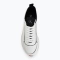 Women's shoes Calvin Klein HW0HW02994 Retro Runner Sock Patch Leather bright white/black 5