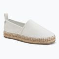 Women's espadrilles Calvin Klein HW0HW02931 Oblique Canvas Off White