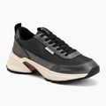 Women's shoes Calvin Klein HW0HW02999 Hike Runner Organza Met Leather gun metal/bordeaux