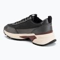 Women's shoes Calvin Klein HW0HW02999 Hike Runner Organza Met Leather gun metal/bordeaux 3