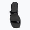 Women's slides Calvin Klein HW0HW02963 Jelly Doub Bar Shiny triple black 5