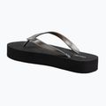 Women's flip-flops Calvin Klein HW0HW03120 Flatform triple black 3