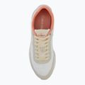 Women's shoes Calvin Klein YW0YW01990 Retro Runner Lace Up Nylon Mg brilliant white/light cashew/pink 5