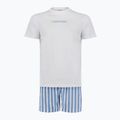 Men's pajamas Calvin Klein LV00NM2903 classic white top/vertical boardway