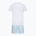 Men's pajamas Calvin Klein LV00NM2903 classic white top/aurora stripe 2