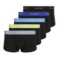Men's boxers Calvin Klein LV00NB4390 Low Rise Trunk 5 pairs black wb/blue descent wb/green bi/kahki