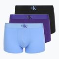 Men's boxers Calvin Klein LV00NB4472 Trunk 3 pairs black w/blue river fog/blue river