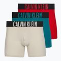 Boxers Calvin Klein 000NB3609A Boxer Brief 3 pairs oatmeal/aged redwood/bright turquoi