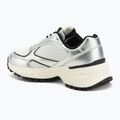 Women's shoes Calvin Klein YW0YW02063 Hike Runner Lace Up Mesh Mix silver/black/bright white 3