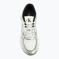Women's shoes Calvin Klein YW0YW02063 Hike Runner Lace Up Mesh Mix silver/black/bright white 5