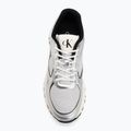 Men's shoes Calvin Klein YM0YM01402 Hike Runner Laceup Mesh Mix silver/black/marshmallow 5