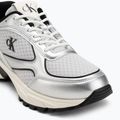 Men's shoes Calvin Klein YM0YM01402 Hike Runner Laceup Mesh Mix silver/black/marshmallow 7