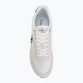 Women's shoes Calvin Klein YW0YW01990 Retro Runner Lace Up Nylon MG bright white/black 5