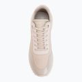 Women's shoes Calvin Klein YW0YW02016 Eva Runner Lace Up Mat Mix 0GN stony beige/turtle dove/silver 5