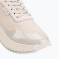 Women's shoes Calvin Klein YW0YW02016 Eva Runner Lace Up Mat Mix 0GN stony beige/turtle dove/silver 7