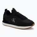 Women's shoes Calvin Klein YW0YW02060 Retro Runner Sock Laceup Mix Mat black/gyn metal/gum