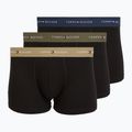 Men's boxers Tommy Hilfiger Trunk WB 3 pairs army green/wdg blue/ptch blue