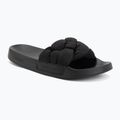 Women's slides Tommy Jeans Braided black