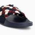 Women's slides Tommy Hilfiger Braided Pool rwb 7