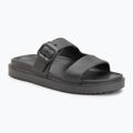 Women's slides Tommy Hilfiger Double Strap Sandal Pearl dark grey pearlized