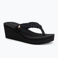 Women's flip-flops Tommy Hilfiger Wedge Braided Summer Sandal black