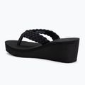 Women's flip-flops Tommy Hilfiger Wedge Braided Summer Sandal black 3