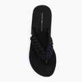 Women's flip-flops Tommy Hilfiger Wedge Braided Summer Sandal black 5