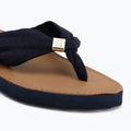 Women's flip-flops Tommy Hilfiger Footbed Summer Sandal Leather space blue 7