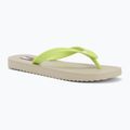 Women's flip-flops Tommy Jeans Logo Summer white clay/lime essence