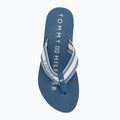 Women's flip-flops Tommy Hilfiger Webbing Summer Sandal cobalt steel 5