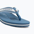 Women's flip-flops Tommy Hilfiger Webbing Summer Sandal cobalt steel 7