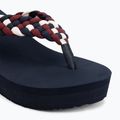 Women's flip-flops Tommy Hilfiger Wedge Braided Summer Sandal rwb 7