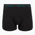 Men's boxers Calvin Klein 0000U2662G Trunk 3 pairs black bodies and wbs with driftwood 2