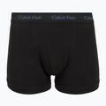 Men's boxers Calvin Klein 0000U2662G Trunk 3 pairs black bodies and wbs with driftwood 6