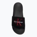 Men's slides Calvin Klein YM0YM01393 Ess black/rhubarb 5