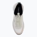 Women's shoes Calvin Klein HW0HW03279 Hike Runner Nylon Mix brilliant white/misty blue/arctic 5