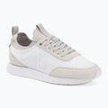 Men's shoes Calvin Klein YM0YM01414 Retro Runner Sock Laceup Mix mat bright white/light grey