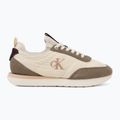 Women's shoes Calvin Klein YW0YW02060 Retro Runner Sock Laceup Mix Mat turtledove/spanish villa/bordeaux 2