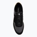 Men's shoes Calvin Klein HM0HM02212 Retro Runner Bans Leather Suede black/iron gate/amber gold 5
