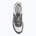 Men's shoes Calvin Klein HM0HM02212 Retro Runner Bans Leather Suede granite gray/white/rhubarb 5