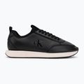 Women's shoes Calvin Klein HW0HW03118 Retro Runner Sock PANL Leather Neo black/crystal grey 2