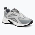 Men's shoes Calvin Klein HM0HM02220 Hike Runner Stripe Mix Nylon Suede light grey/granite grey