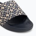 Women's slides Tommy Hilfiger Monogram space blue 7