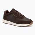 Men's shoes Tommy Hilfiger Runner Suede Mix cocoa tracksuits
