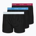 Men's boxers Calvin Klein LV00NB4267 Boxer Slim black bodies w/ poseidon blue/plein