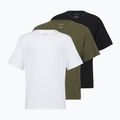 Men's T-shirt Calvin Klein LV00NB4185 Crew Neck black w/ white emb/white w/ black e