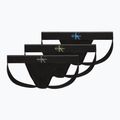 Men's briefs Calvin Klein LV00NB4644 Jock Strap black bodies w/ granite gray/poseid