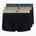 Men's boxers Tommy Hilfiger Trunk WB 3 pack nb//saf canvas/mnty grey/deep spru