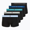 Men's boxers Tommy Hilfiger Trunk black/ant silver/ves blue/opu bl/haz te